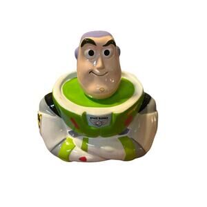 Disney Pixar Toy Story Buzz Lightyear Ceramic Coin Bank 9” Space Ranger